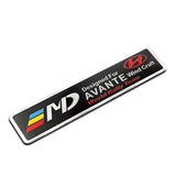 Hyundai Aluminum Alloy Car Body Sticker Nameplate Rear Emblem Badge Decal