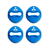 4pcs/set Mitsubishi Ralliart Stainless Steel Car Door Lock Cover Protection