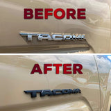 Auto Rear Emblem Letters Sticker for Tacoma V6 4X4 Logo Trunk Badge Body Words Decal Car Styling Modification Decorations