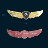 Citroen Metal Wings Car Front Sticker Emblem Badge Decal