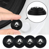 4pcs/set Renault Car Door Shock Stickers Luminous Absorber Decal