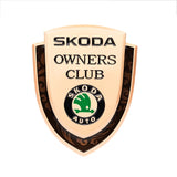 Skoda Metal Shield Car Rear Sticker Auto Window Emblem Badge Decal