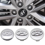 4pcs/set 57/61.5/62/65mm Hyundai Car Wheel Hub Center Caps Covers