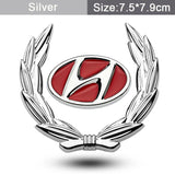 Hyundai Metal Car Rear Sticker Auto Window Emblem Badge Decal
