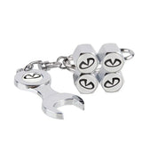 4pcs/set Infiniti Logo Car Air Valve Stem Cap Auto Tyre Valve Covers with Wrench