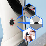 4pcs/set Tesla Car Door Shock Stickers Luminous Absorber Decal