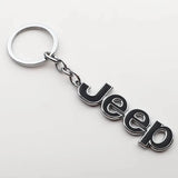 Jeep 4x4 4WD Logo Metal Car Key Rings Keychain Pendant