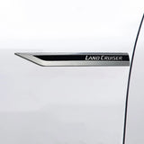 Car Fender Badge Trunk Sticker for Land Cruiser 200 100 70 80 120 150 Prado Rav4 Prius CHR Side Emblem Decal Accessories