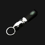 Land Rover Leopard PU Leather Car Keychain Key Ring Pendant