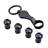 4pcs/set Chevrolet Corvette Logo Car Air Valve Stem Caps Auto Tyre Valve Covers