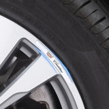 4pcs/set 9cm Cadillac Aluminum Alloy Car Wheel Rim Tyre Sticker