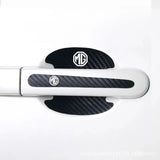 MG Carbon Fiber Car Door Bowl Handle Anti-collision Protective Stickers Scratches Film