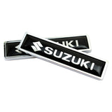 2pcs/set Suzuki Logo Metal Car Side Sticker Auto Emblem Badge