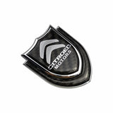 Citroen Shield Carbon Fiber Car Rear Sticker Window Emblem Badge Decal