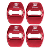 4pcs/set Cadillac Stainless Steel Car Door Lock Cover Protection