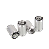 4pcs/set Mercedes Benz AMG Logo Matte Car Air Valve Stem Caps Auto Tyre Valve Covers