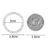 Hyundai Diamond Car Engine One-click Start Stop Button Cover Sticker