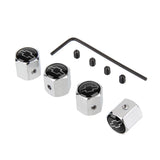 4pcs/set Chevrolet Corvette SS Anti-Theft Car Air Valve Stem Cap Auto Tyre Valve Covers