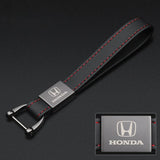 Honda PU Leather Car Logo Keychain
