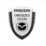 Mazda Metal Shield Car Rear Sticker Auto Window Emblem Badge Decal