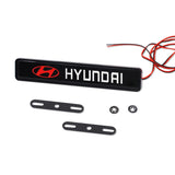 Hyundai Logo Car Front Hood Grille LED Light