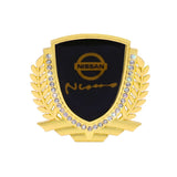 Nissan Metal Diamond Car Rear Sticker Trunk Emblem Badge Decal