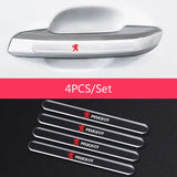 Peugeot Car Door Bowl Handle Anti-collision Protective Stickers Scratches Film