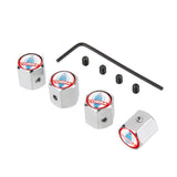 4pcs/set Ford Cobra Shelby Anti-Theft Car Air Valve Stem Cap Auto Tyre Valve Covers