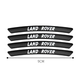 4pcs/set 9cm Land Rover Aluminum Alloy Car Wheel Rim Tyre Sticker