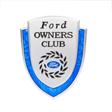 Ford Metal Shield Car Rear Sticker Auto Window Emblem Badge Decal
