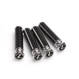 4pcs/set Lexus Logo Carbon Fiber Car Door Bolt Lock Pins Gate Lock Screws