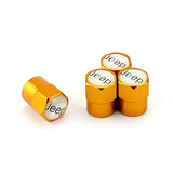 4pcs/set Jeep Car Air Valve Stem Cap Auto Tyre Valve Covers