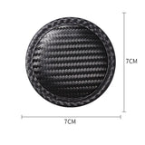 2pcs/set Peugeot Carbon Fiber Car Water Coaster Non-slip Mat