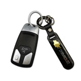 Chevrolet Carbon Fiber Car Logo Keychain Keyring