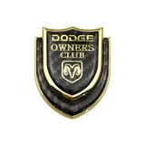 Dodge Shield Carbon Fiber Car Rear Sticker Window Emblem Badge Decal