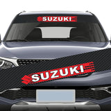 130x21cm Suzuki Car Front Trunk Windshield Sunshade Sticker Decal