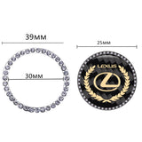 Lexus Carbon Fiber Car Engine One-click Start Stop Button Cover Sticker