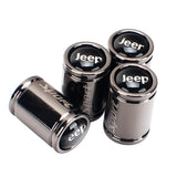 4pcs Jeep Logo Tire Valve Caps
