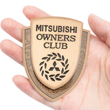 Mitsubishi Metal Shield Car Rear Sticker Auto Window Emblem Badge Decal