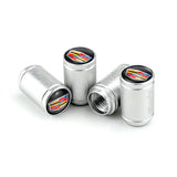 4pcs/set Cadillac Logo Sport Matte Car Air Valve Stem Caps Auto Tyre Valve Covers