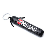 Nissan Nismo Carbon Fiber Car Keyring Keychain