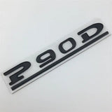 Tesla P75D P85D P90D P100D Letter Metal Car Rear Sticker Decal Emblem Badge