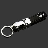 Lexus Leopard PU Leather Car Keychain Key Ring Pendant