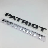 Jeep Patriot Compass Logo ABS Car Rear Sticker Decal Trunk Emblem Badge