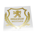 Peugeot Shield Car Rear Sticker Auto Window Emblem Badge Decal