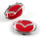 104mm 140mm Mazda Car Front Grille Emblem Badge Rear Sticker Decal