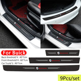 Buick Carbon Fiber Car Door Threshold Scratch Proof Sticker Decal
