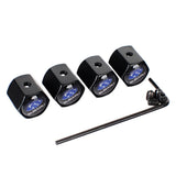 4pcs/set Subaru STI Anti-Theft Car Air Valve Stem Cap Auto Tyre Valve Covers