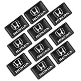 10pcs Honda Mugen Logo Epoxy Car Armrest Button Sticker