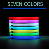 2pcs Jeep Logo Car Water Coasters 7-color LED Light Cup Mat Holder